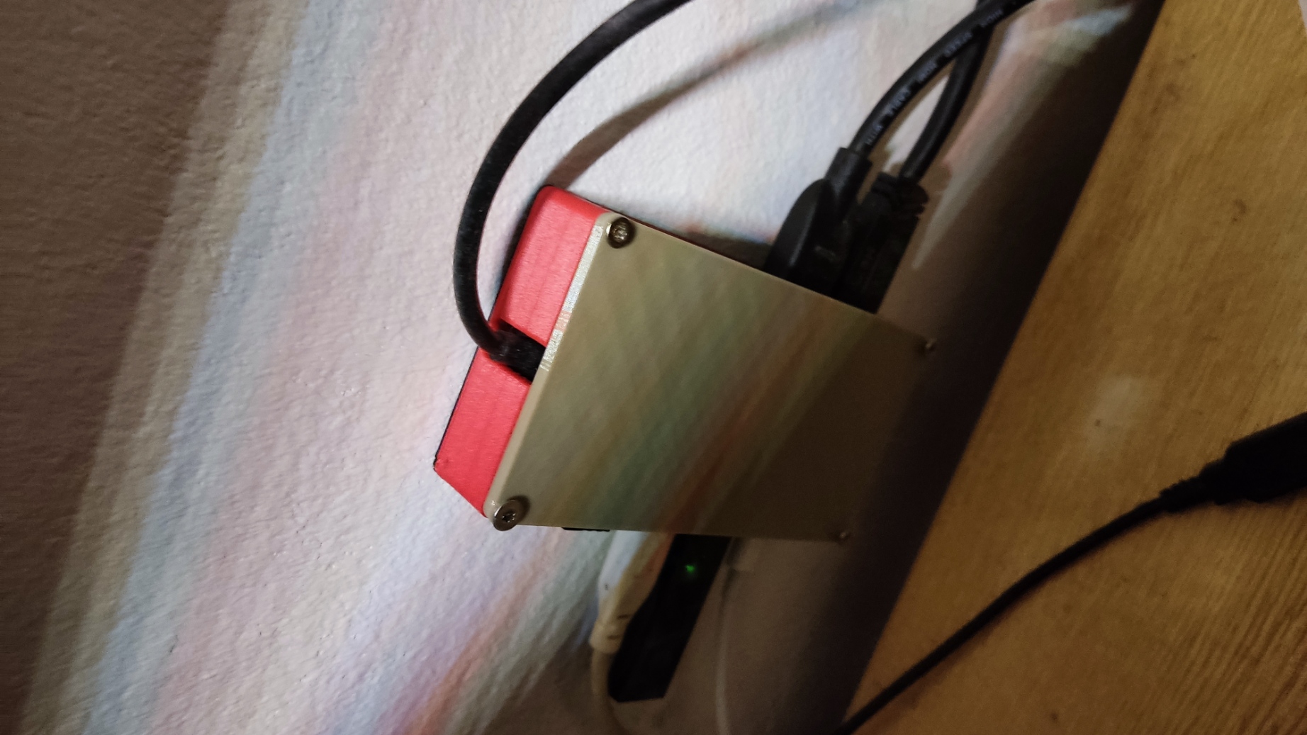 Case for Acer USB-C Docking station (glued to wall with double sided tape)