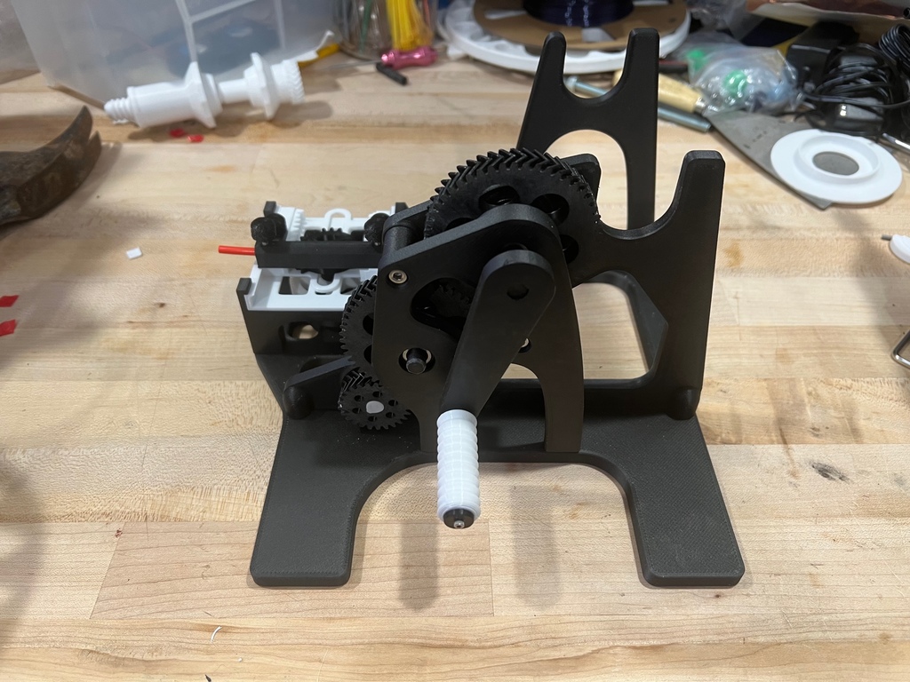 Bambu filament winder / spooler remixed by Chris Download free STL