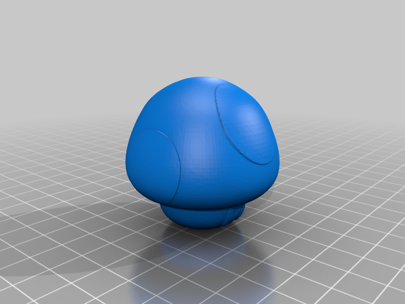 Miniatura 2 do modelo 3D Cute Mario Mushroom