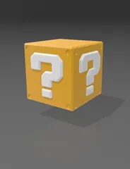 Nintendo Printable Blocks Super Mario Paper Cubes PDF Free Question Mark  Cube ?
