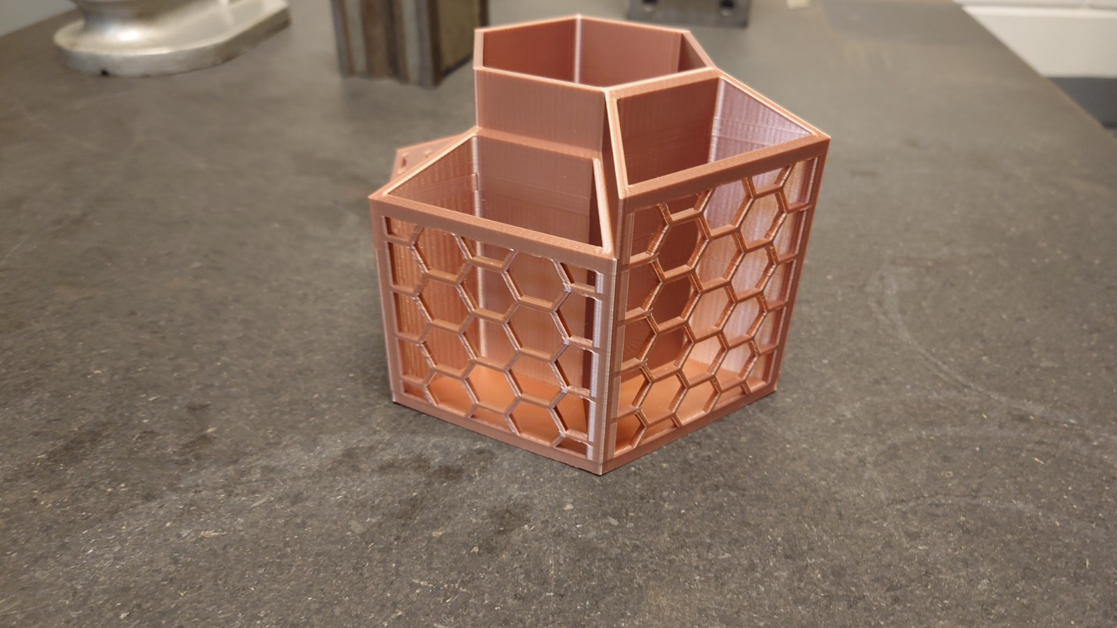 Hex desk organizer by Hex Sensei | Download free STL model | Printables.com