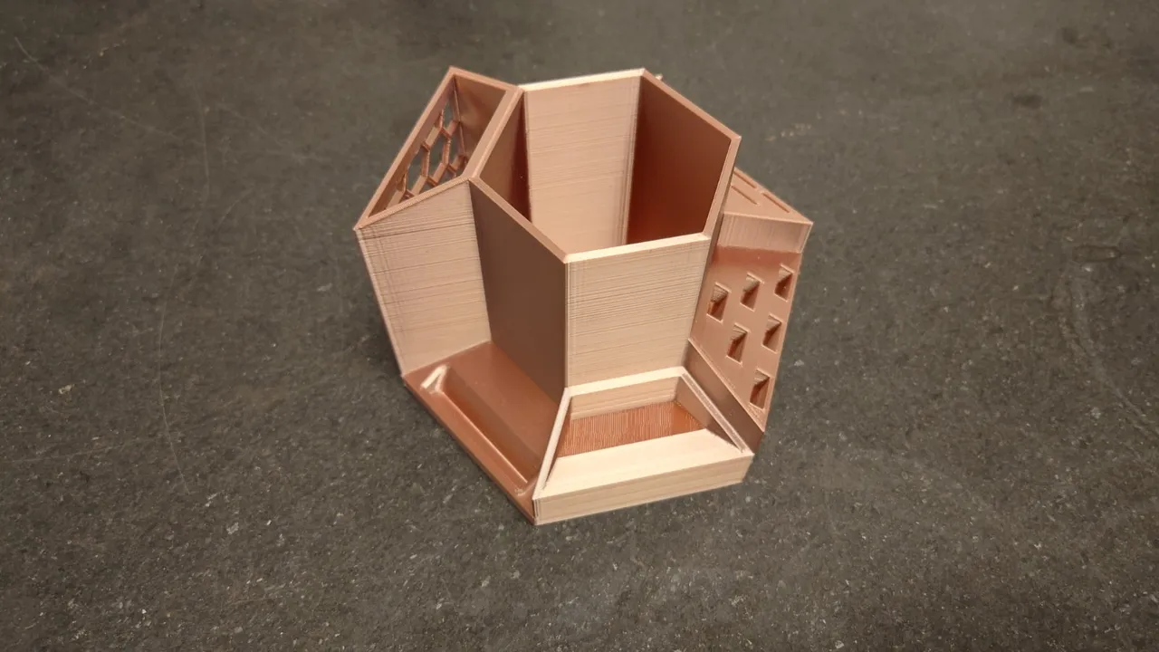 Hex desk organizer by Hex Sensei | Download free STL model | Printables.com