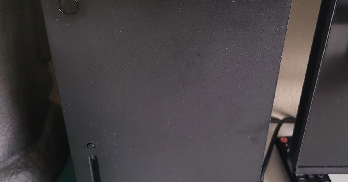 Xbox Series X exhaust cover / lid by Heli3D Download free STL model