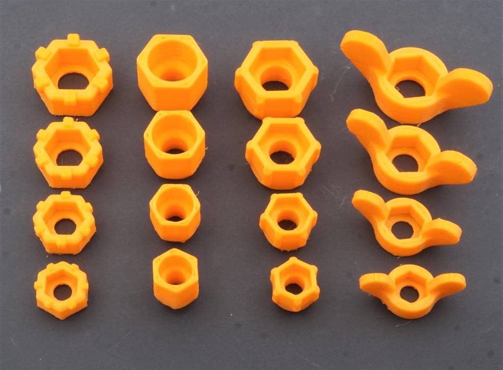 Handles for M7 to M12 bolts and screws 3D model thumbnail
