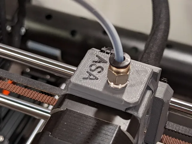 Reverse Bowden Filament Cap with Extra clearances