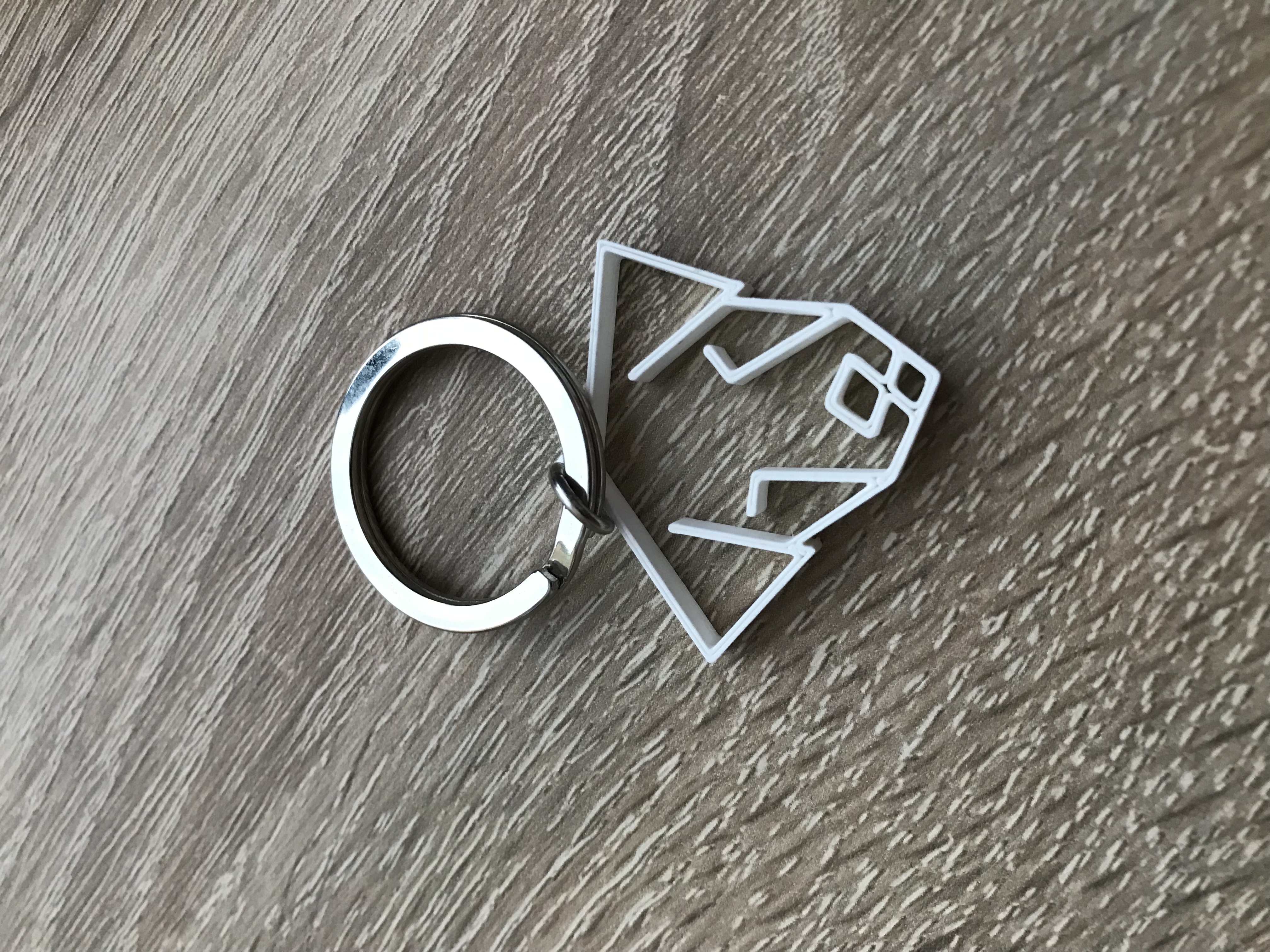 Miniatura 2 do modelo 3D Dog keychain