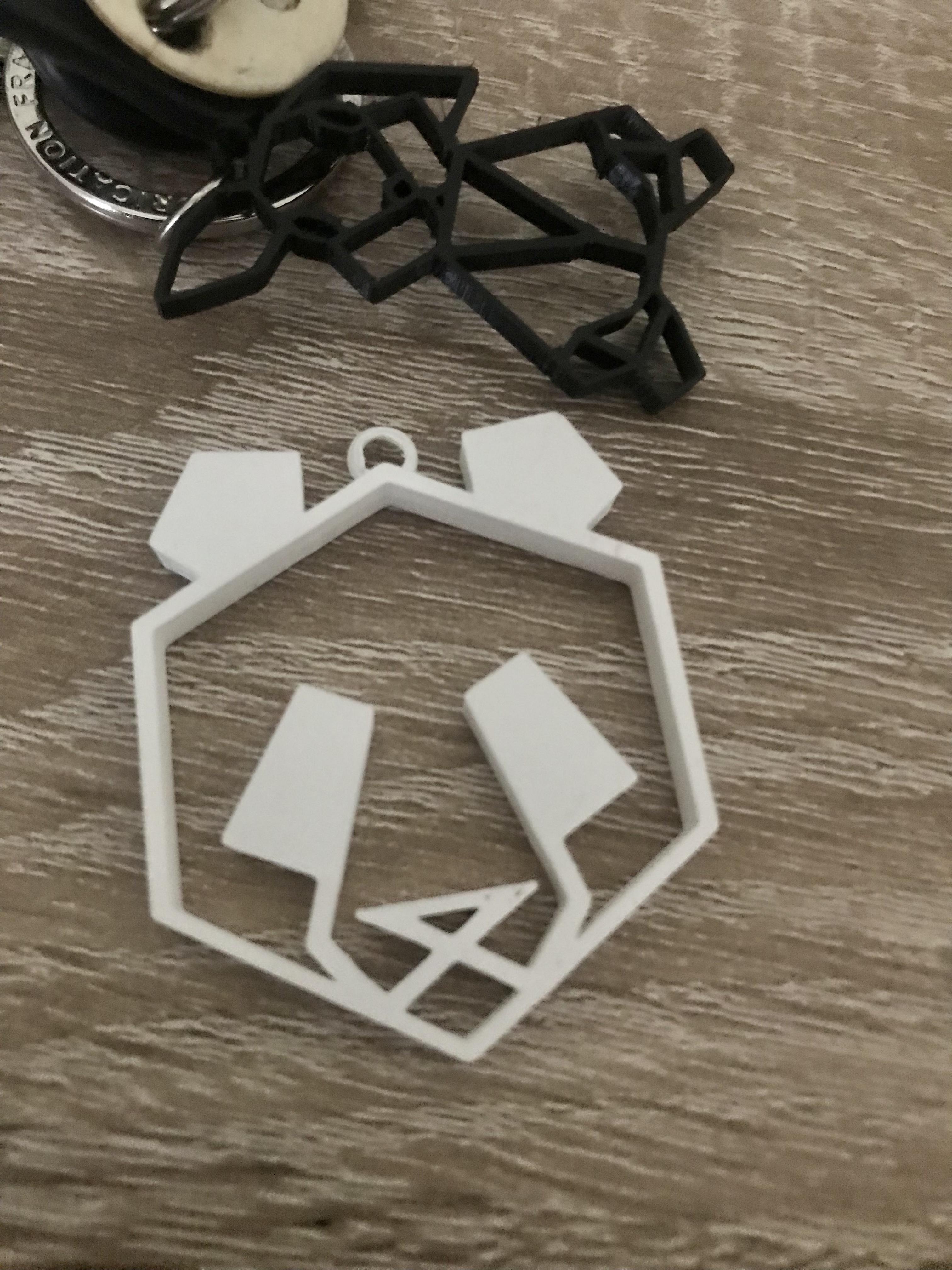 Miniatura 2 do modelo 3D Panda keychain