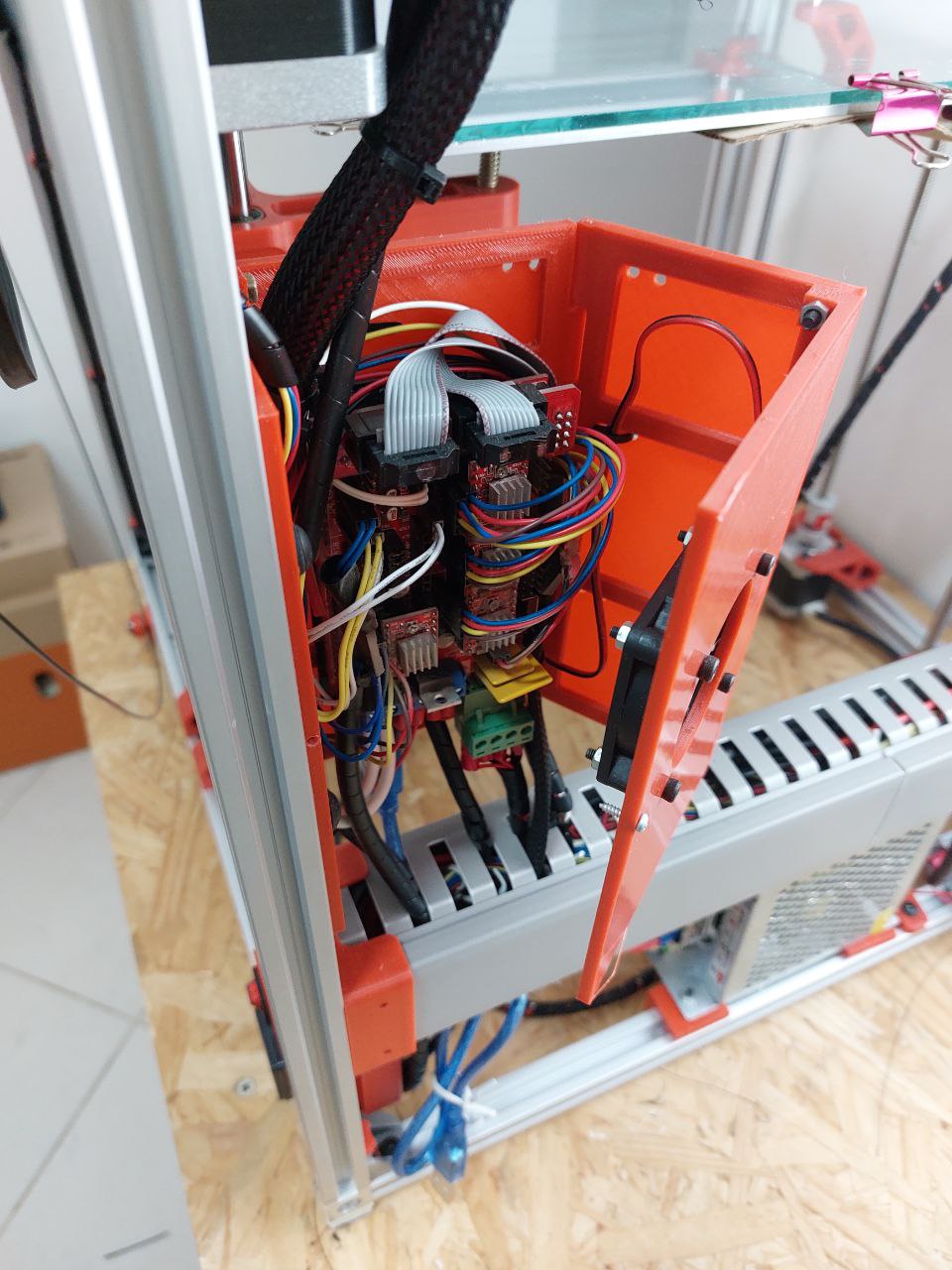 Arduino Ramps Stl 20 x 20 mm extrusion RAMPS 1.4 + Arduino Mega Controler enclosure by ...