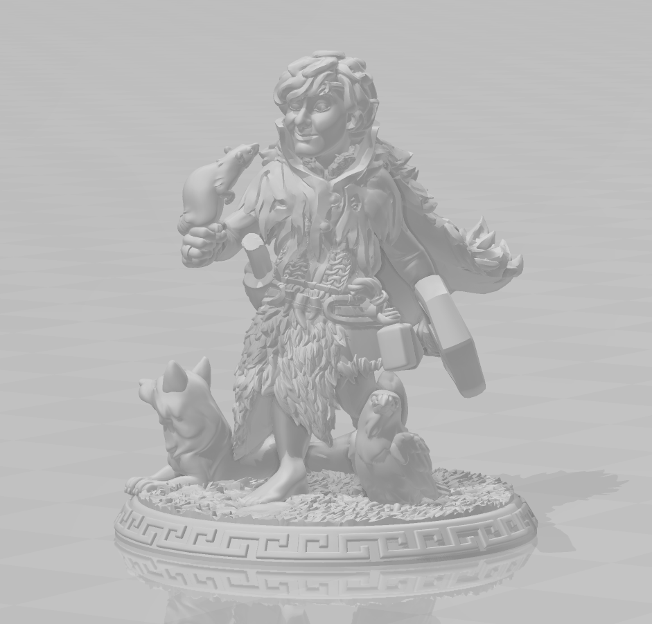 Halfling Druid Mini