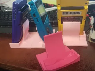 GameBoy Color Display Stand by Natpie | Download free STL model ...