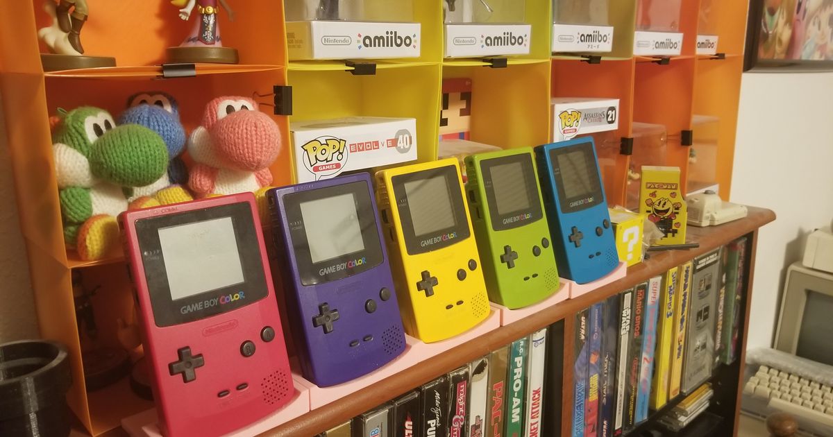 GameBoy Color Display Stand by Natpie | Download free STL model ...