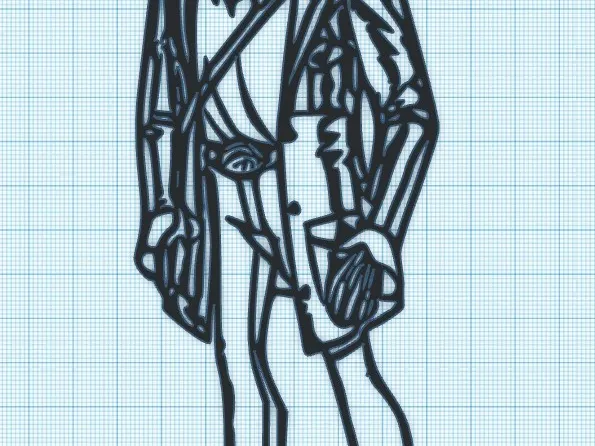 JEFFERSON TWILIGHT - FULL BODY - VENTURE BROS - WALL ART