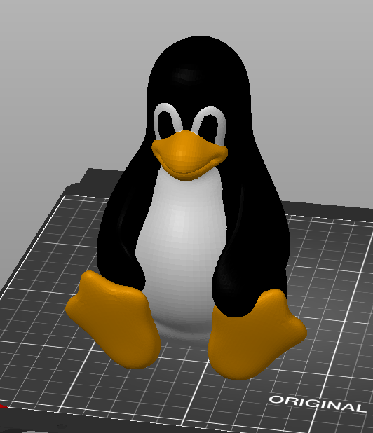 Tux mascot - MMU remix by Pubel | Download free STL model | Printables.com