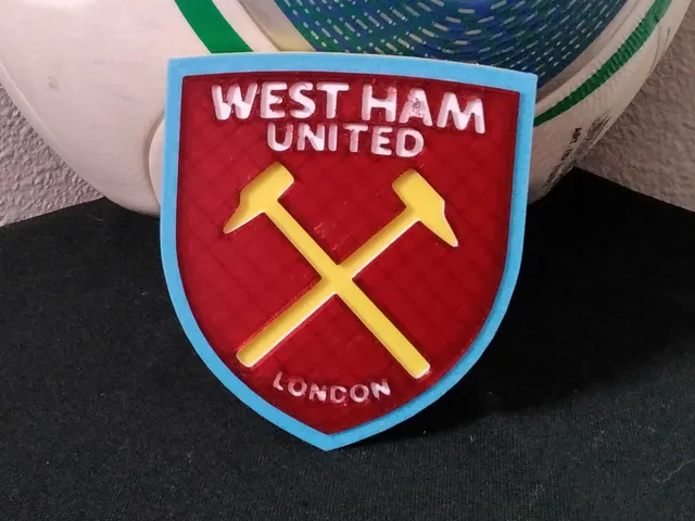 West Ham United coaster or plaque