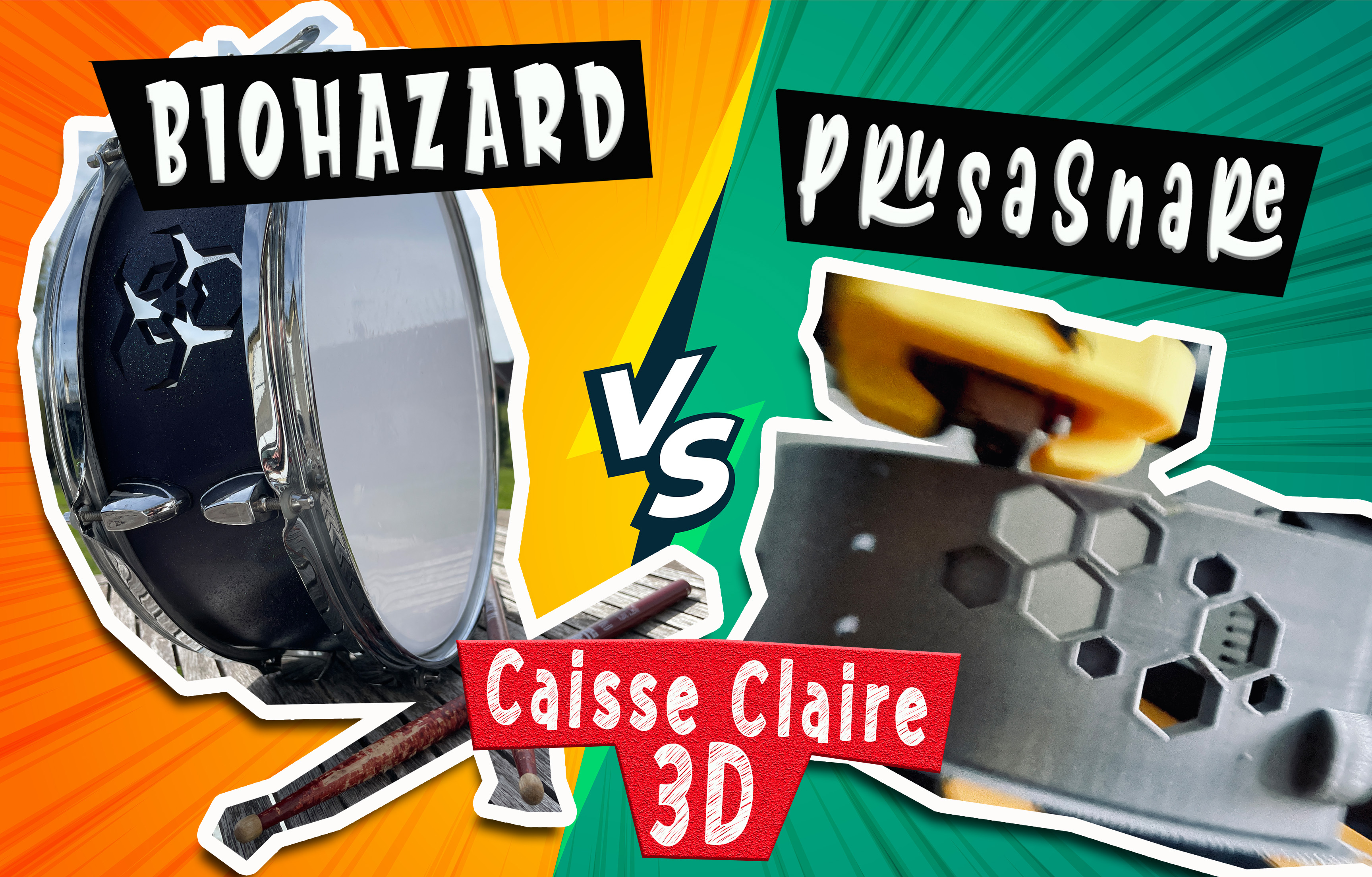 Caisse Claire : Biohazard / PrusaSnare