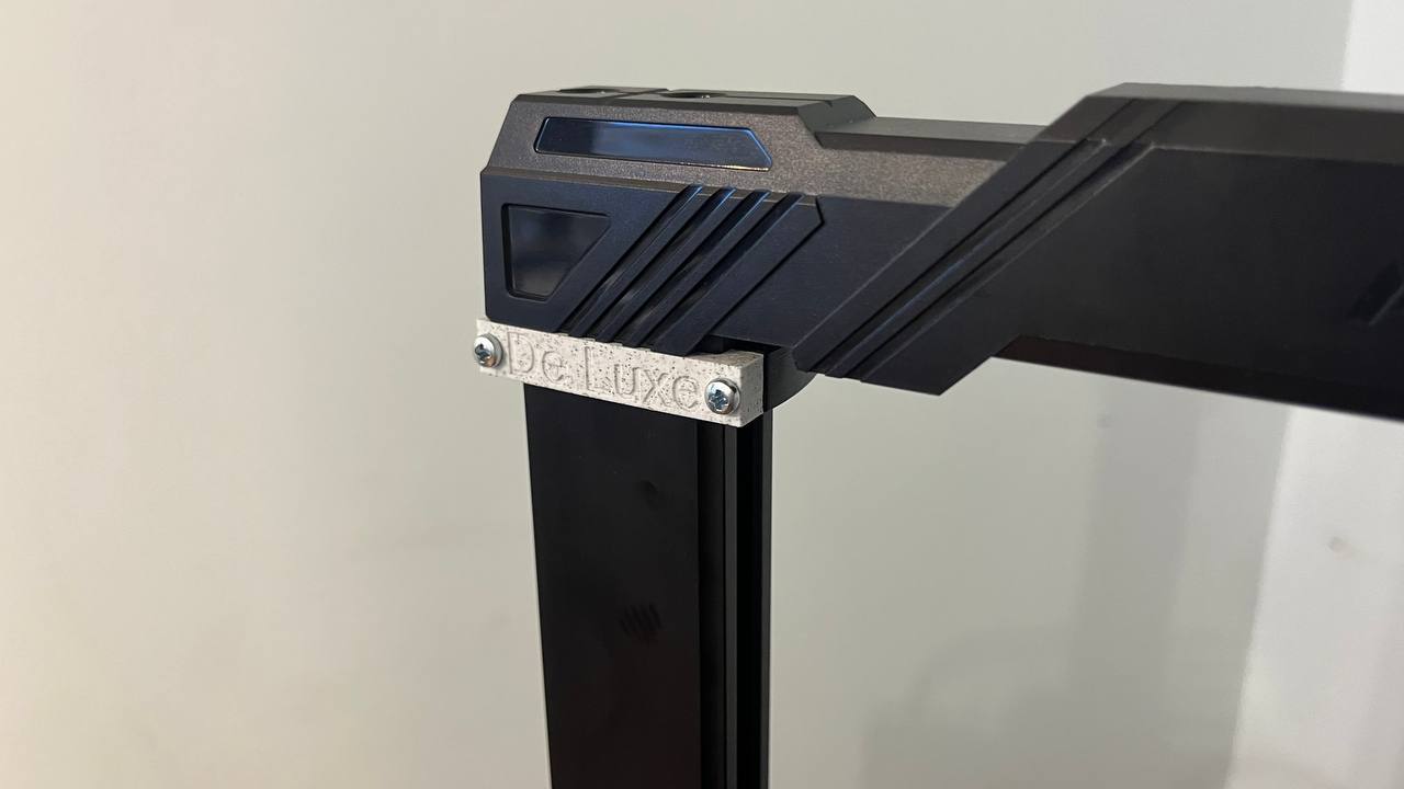 Anycubic kobra z axis stabilizer with 608zz bearing and custom tag by