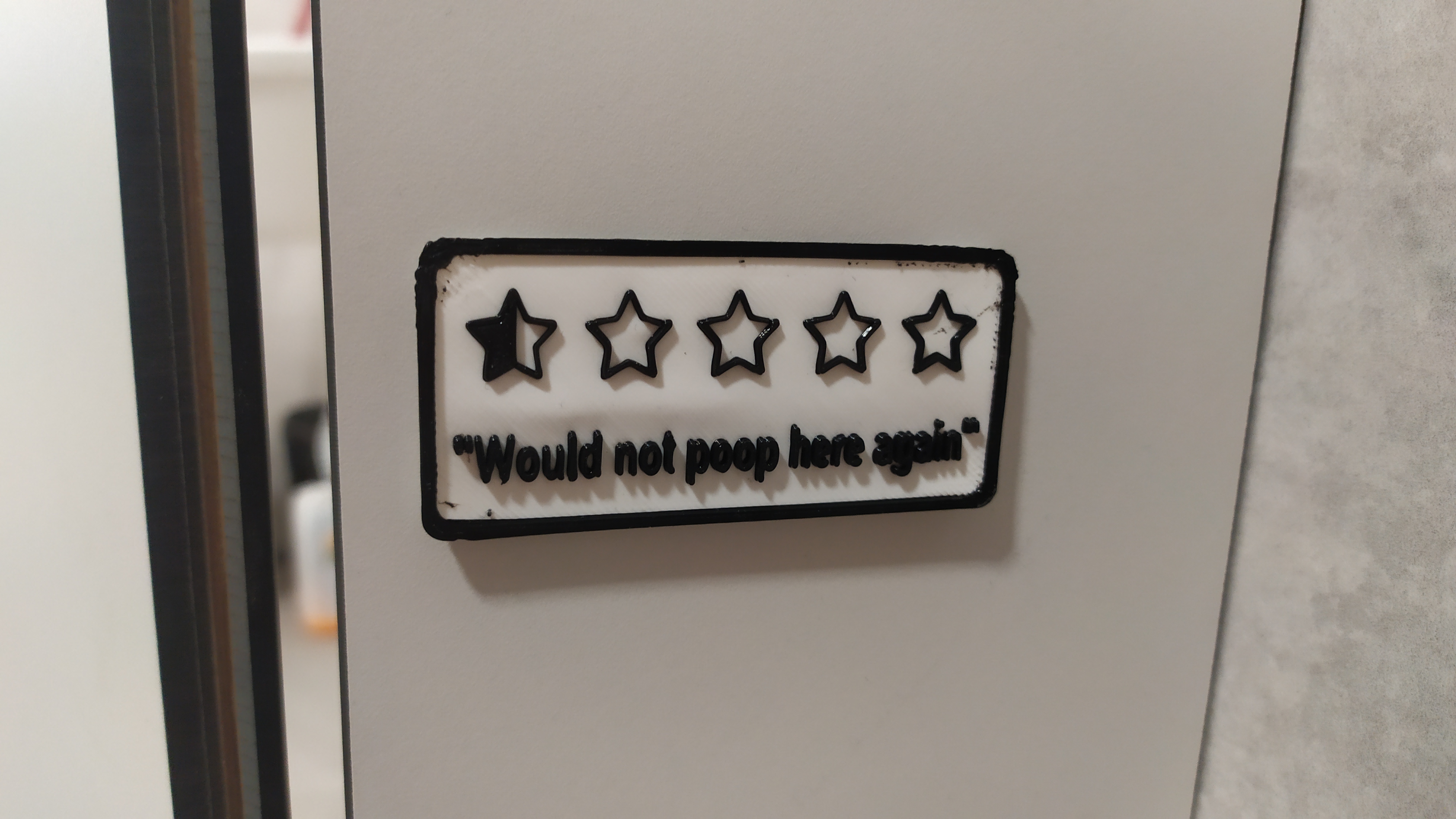 Would not poop here again