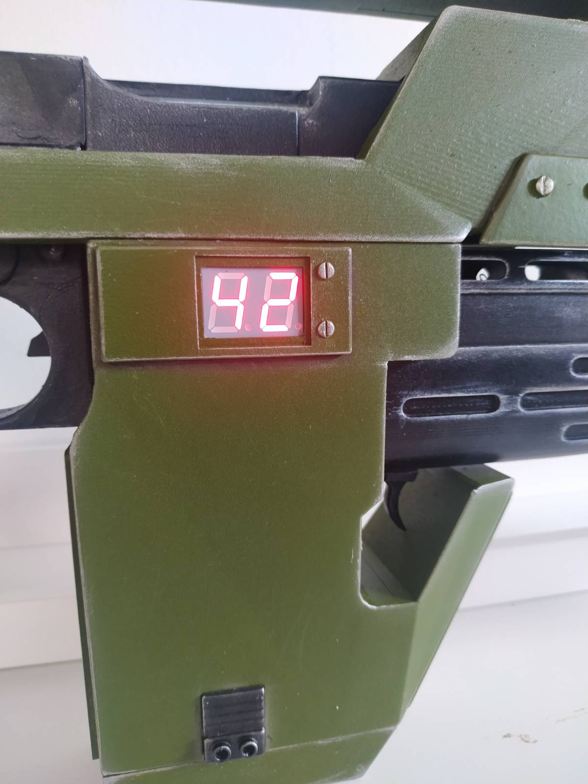 M41A Aliens Pulse Rifle 1:1 Scale REMIX (add LED display)