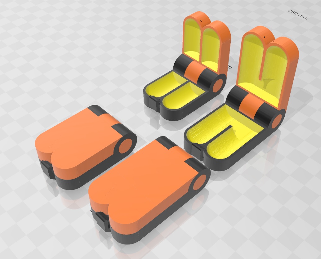 Miniatura 3 do modelo 3D Ear Plugs Easy Case