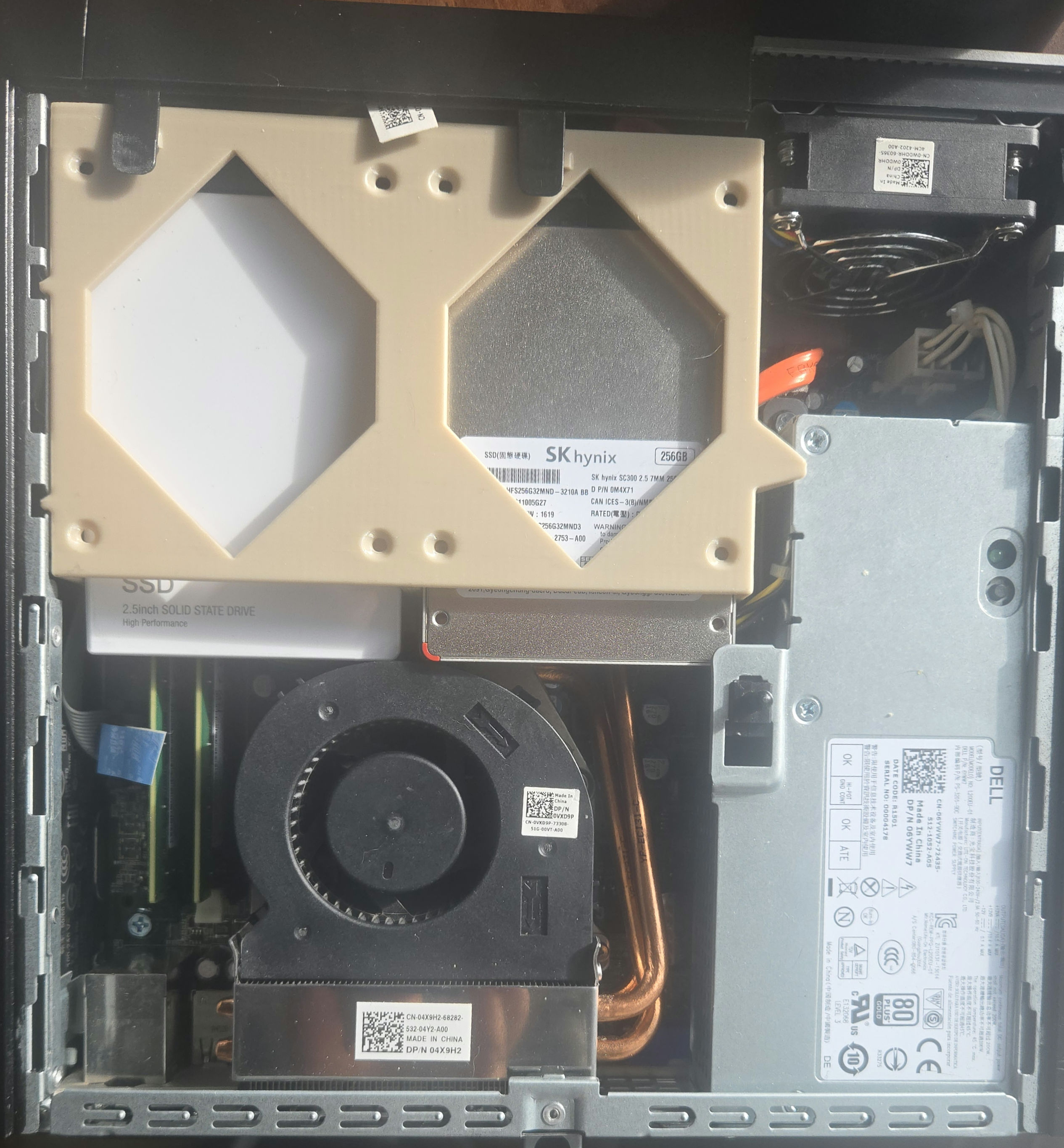 USFF dual 2.5" drive braket