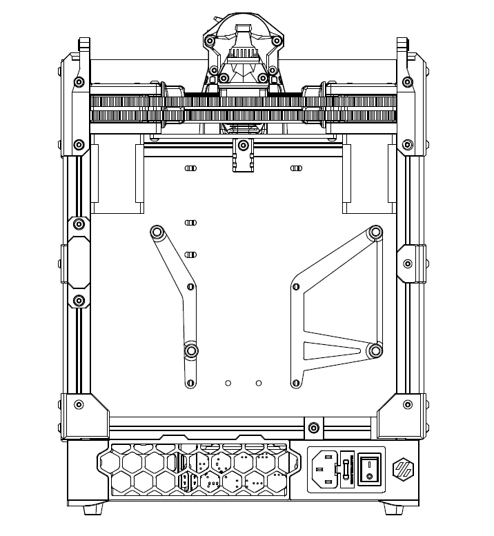 Mellow FLY Gemini V1/V1.1/V2/V3 Mount for VORON0 0.1 0.2