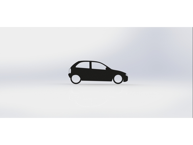 Opel Corsa B keychain