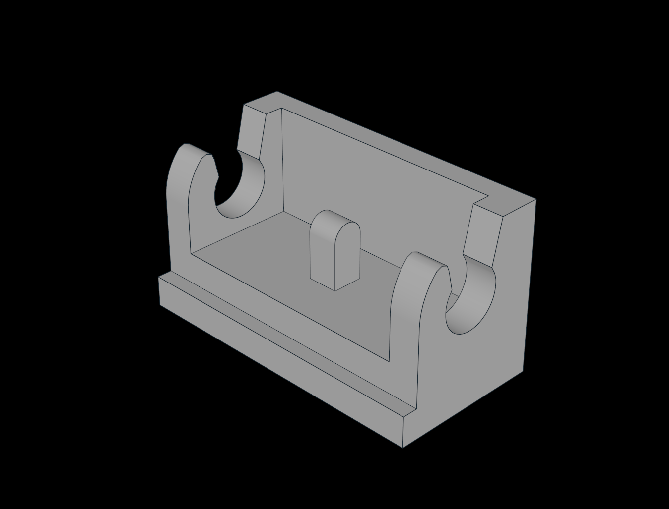 Lego Compatible (3937.dat) Hinge  1 x  2 Base