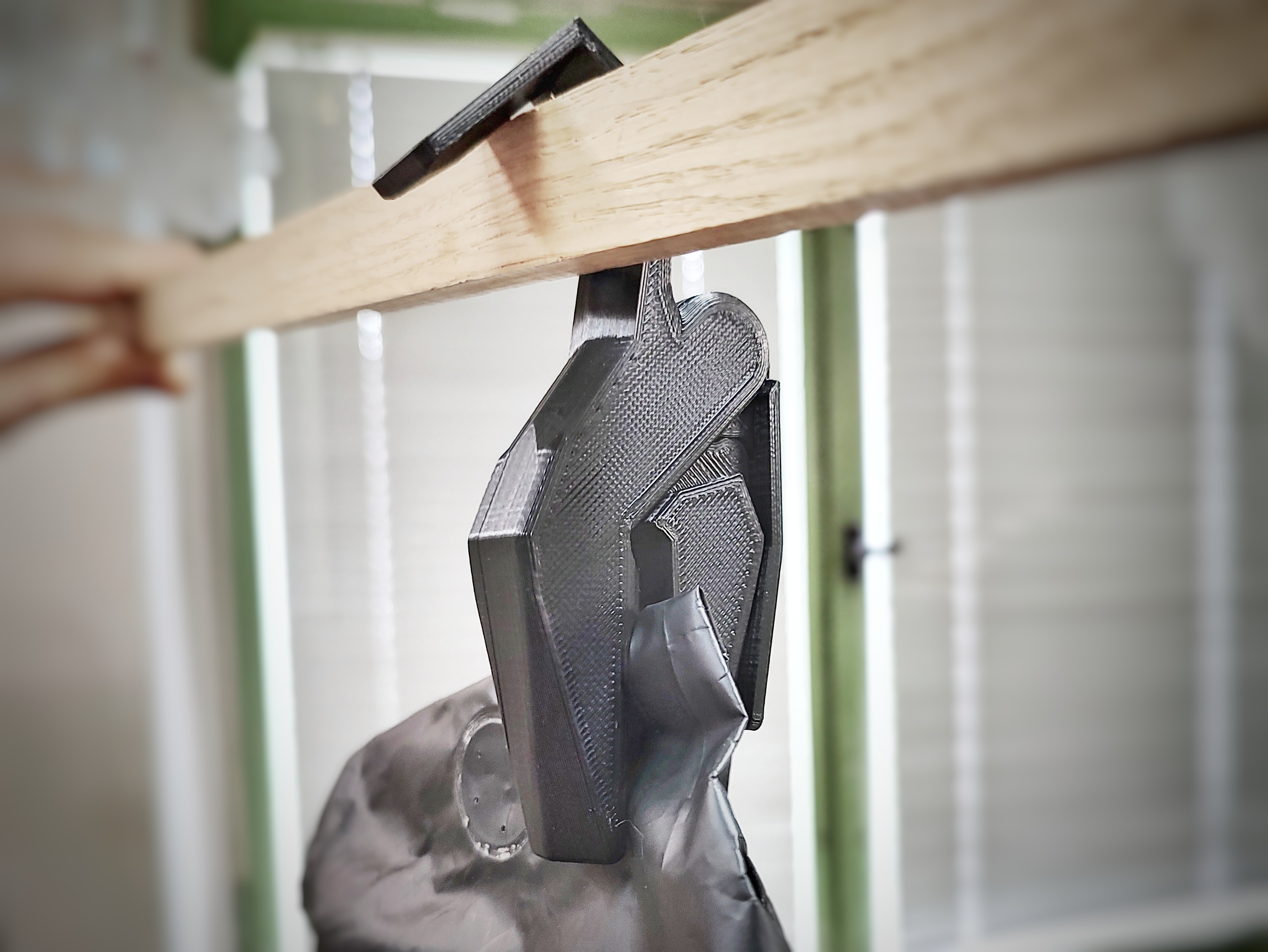 Bag Clip with hook (PRINT IN PLACE CAM)