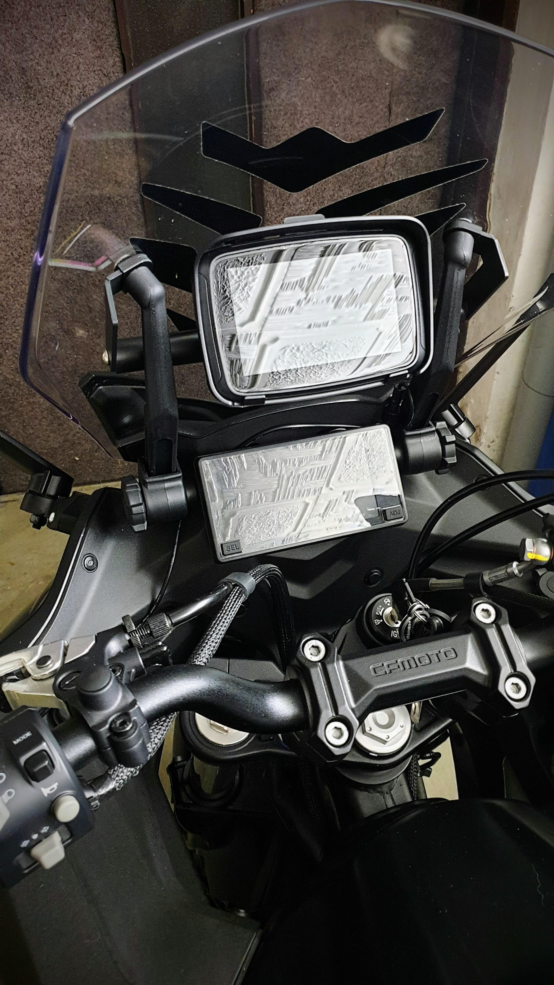 Motorcycle navigation holder by Bostra | Download free STL model ...