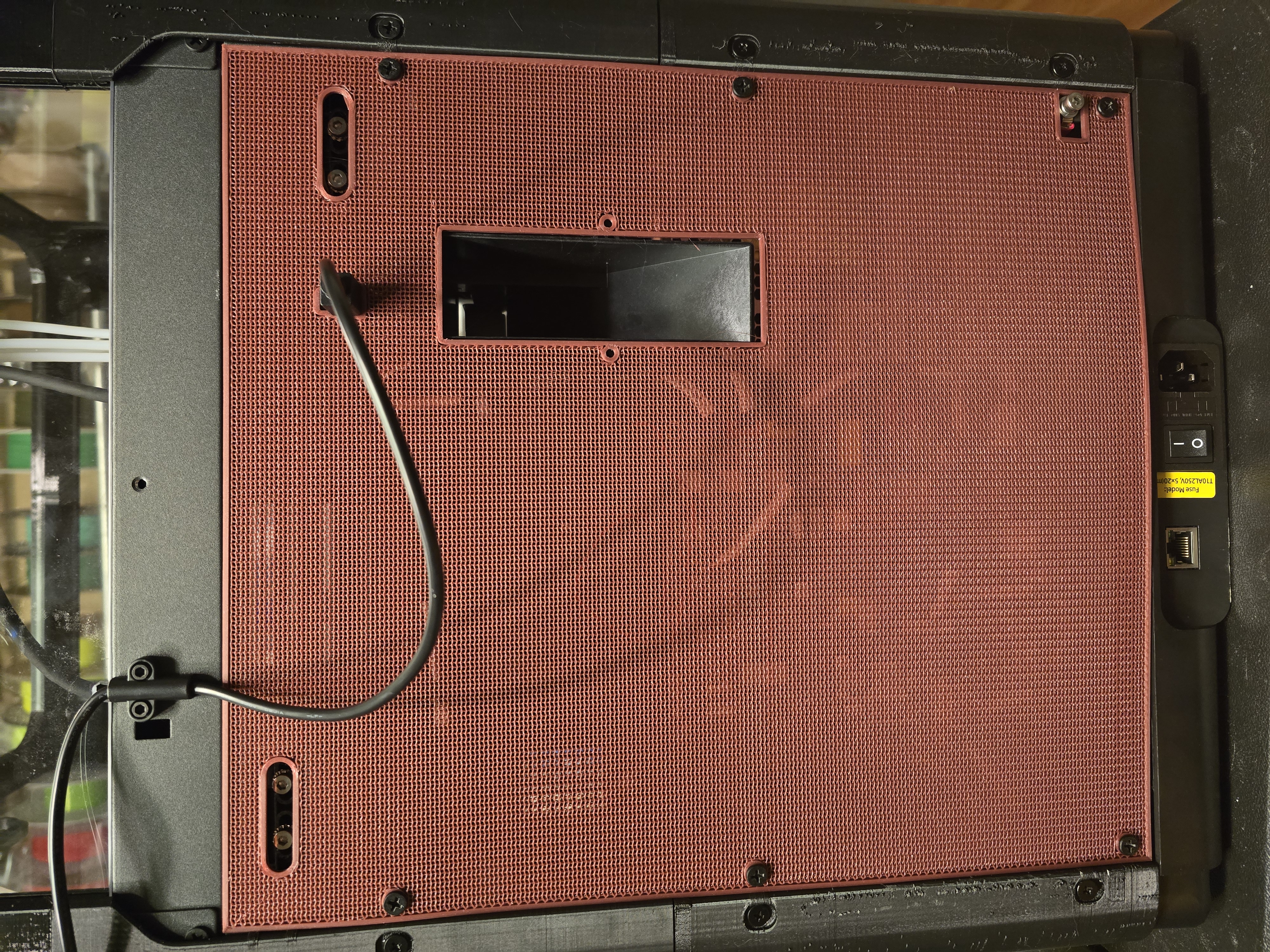 FlashForge AD5X Back Panel