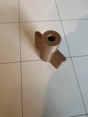 Simple toilet paper pin holder