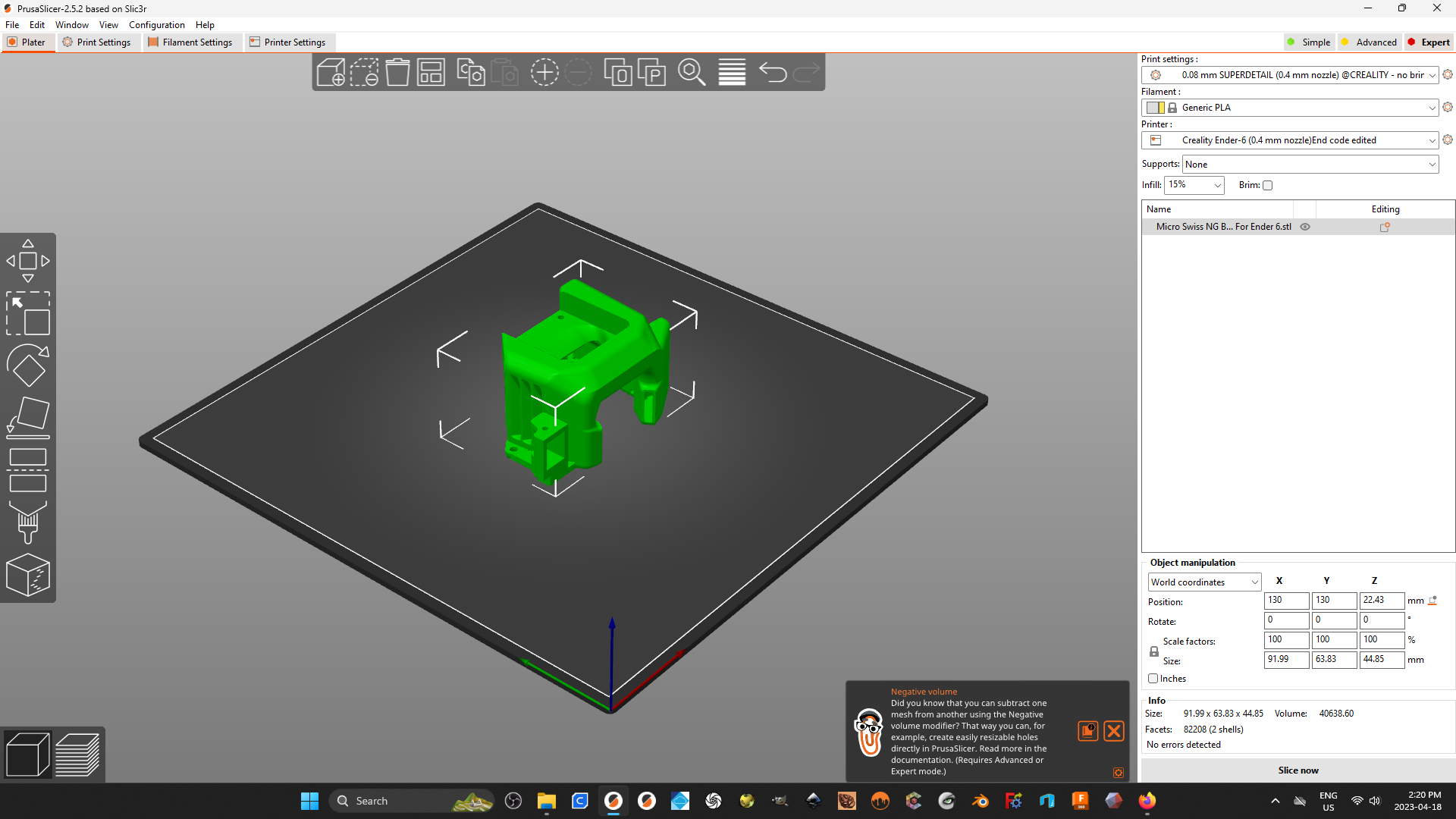 Microcomputer Mounting Bracket Micro Swiss NG BL Touch Fan Shroud For Ender 6 — STL Grátis | 3DFinder