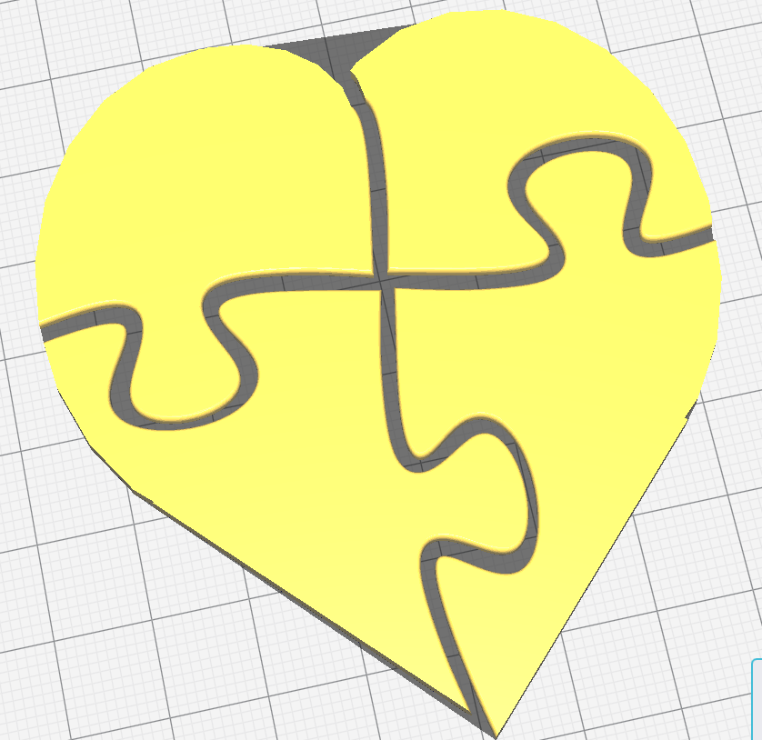 Puzzle Heart Autism Awareness by RRack | Download free STL model ...