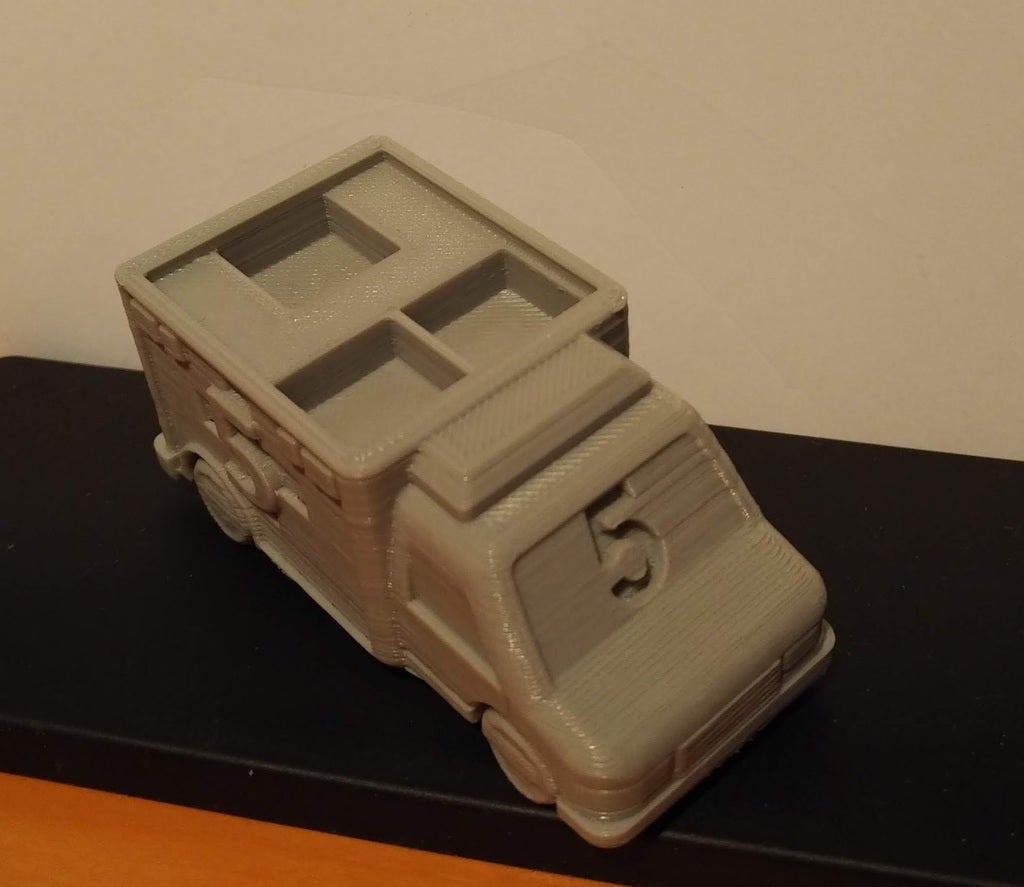 Dice Hospital Ambulance with additional numbers