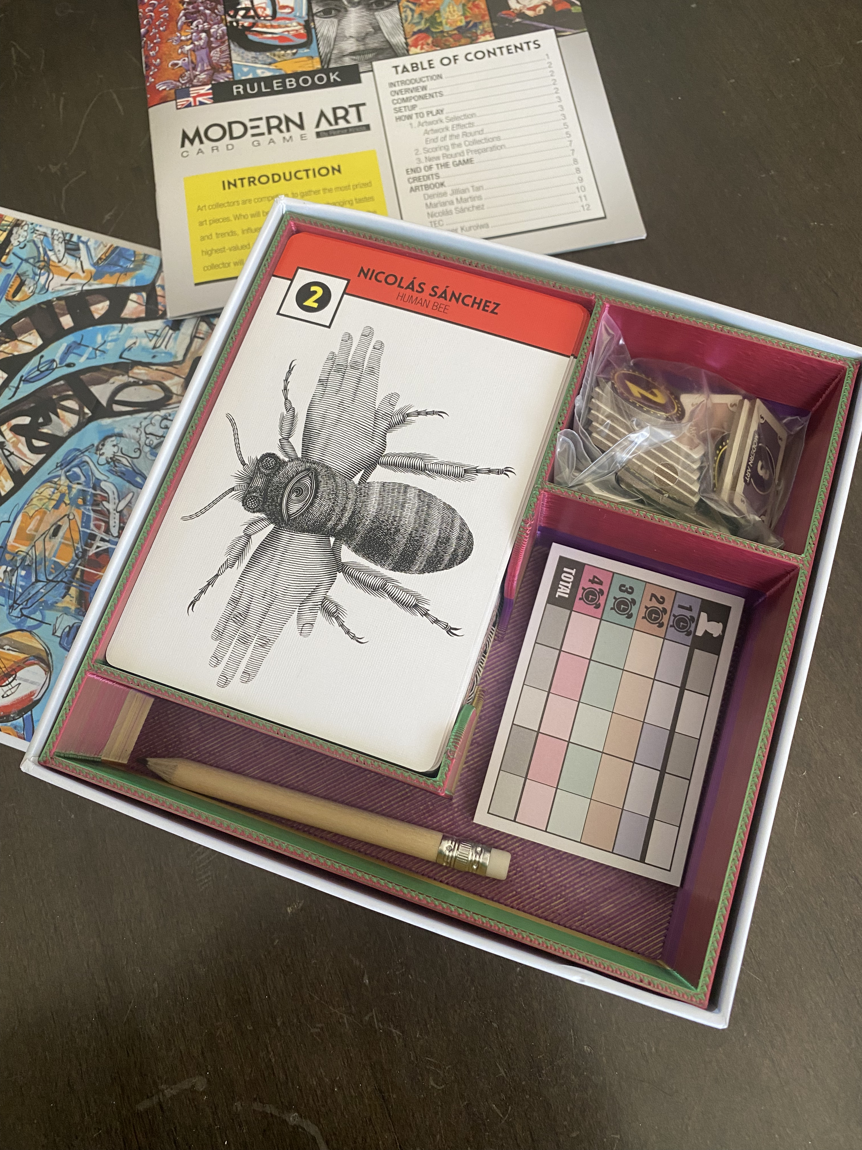 Modern Art Game Organizer