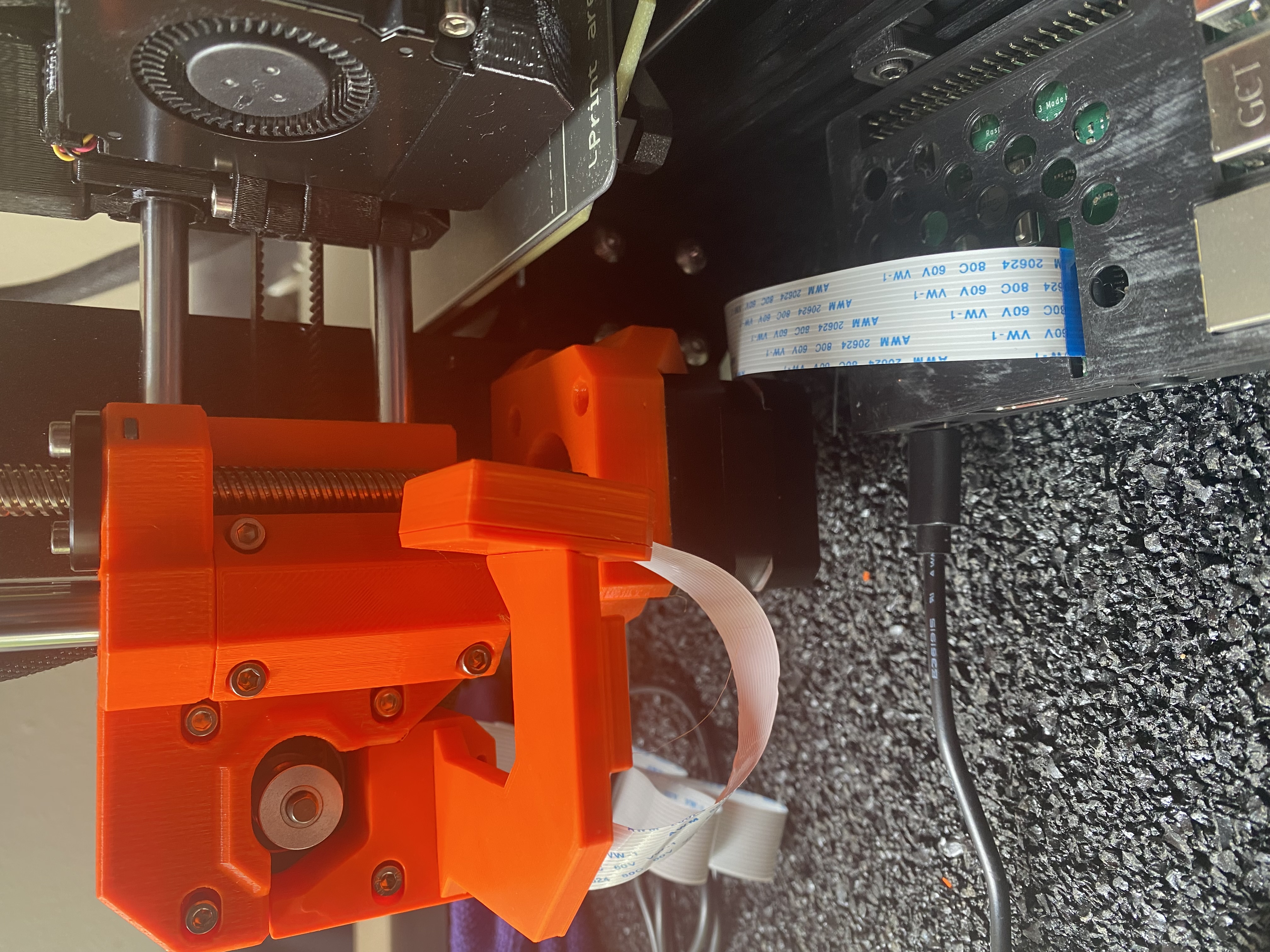Prusa MK4 Pi Camera Mount - V2 3D model thumbnail