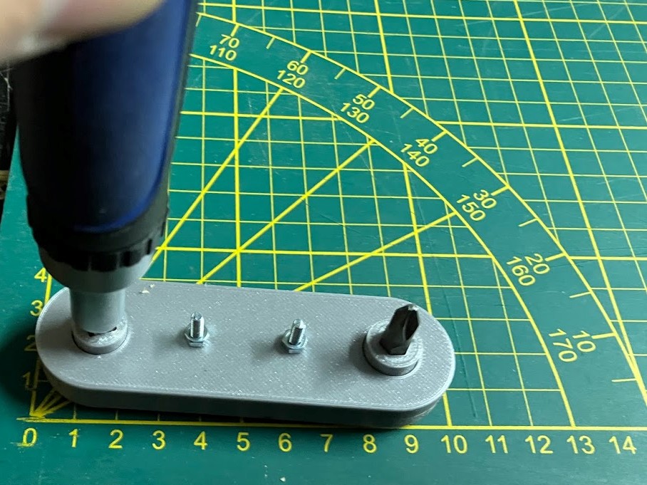 Reverse hex bit screwdriver with offset by vanhee_sander Download