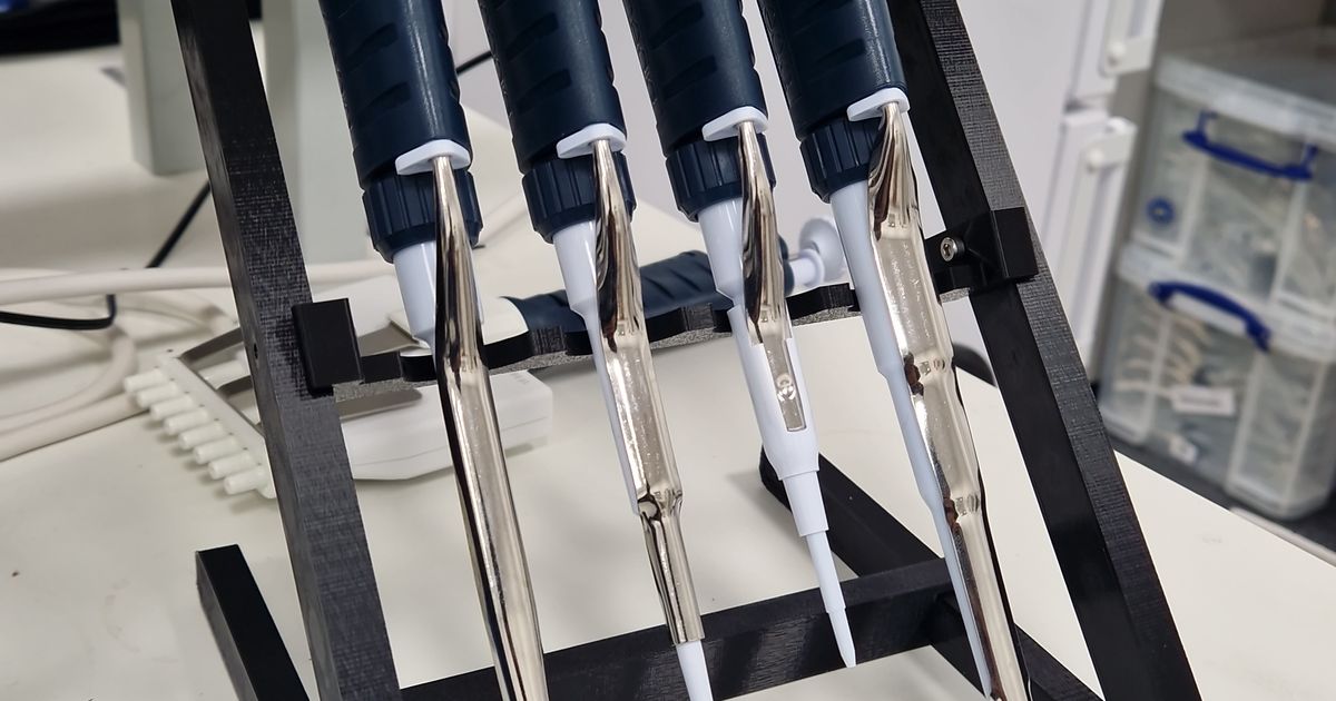 Pipette Stand by Djinns Download free STL model