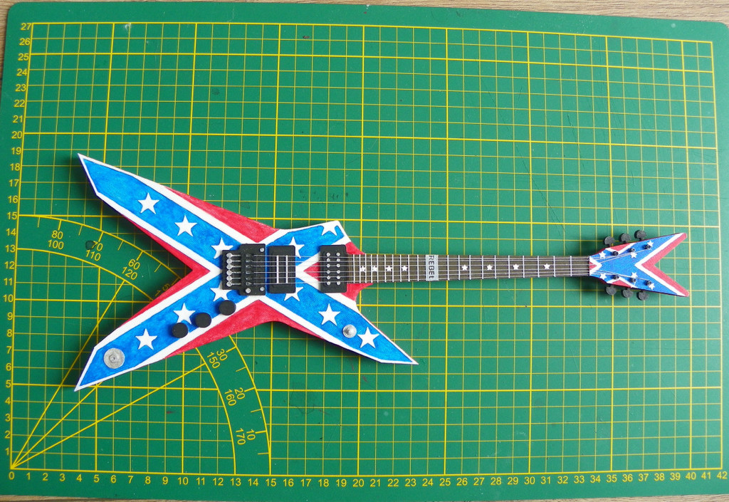 Dean Rebel mini guitar model