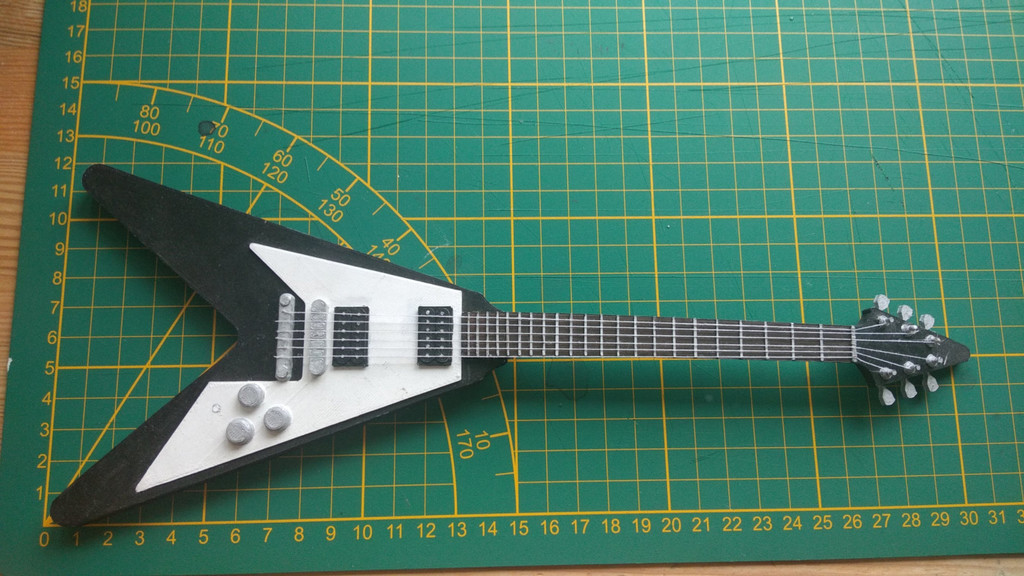 Gibson Flying V mini guitar model