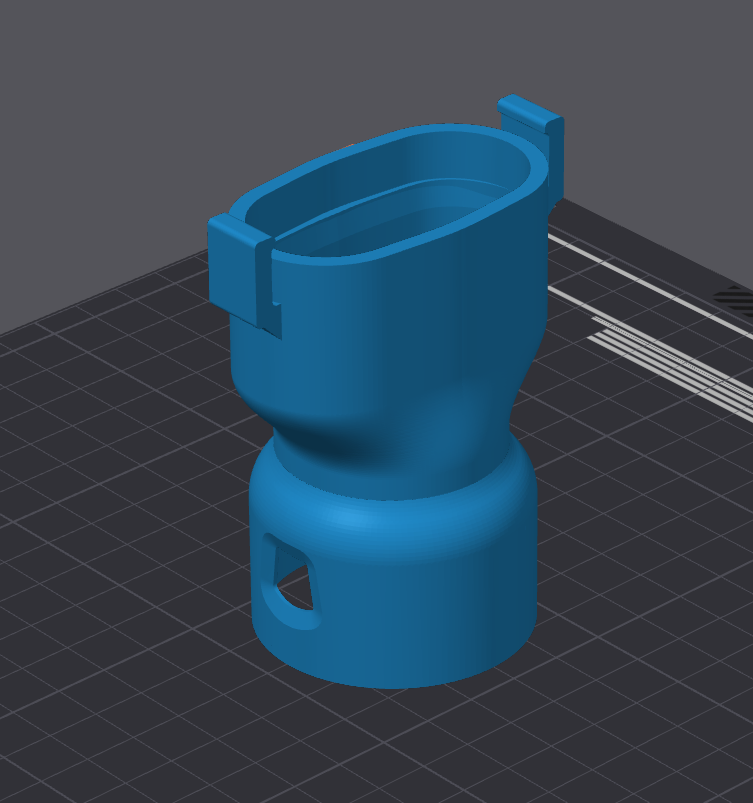 Bosch Orbital Sander to Bosch Shop vac adapter by BC Designs Download free STL model