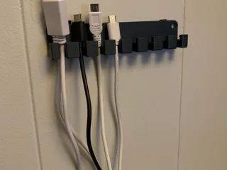USB cord hanger organizer by kelico | Download free STL model ...