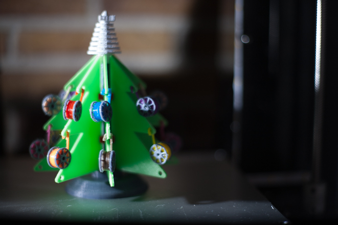 Christmas Tree 3D Printing Style