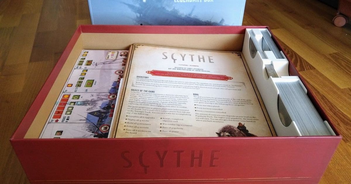 Scythe Legendary Box Organizer (all Expansions) by Fabmaszter