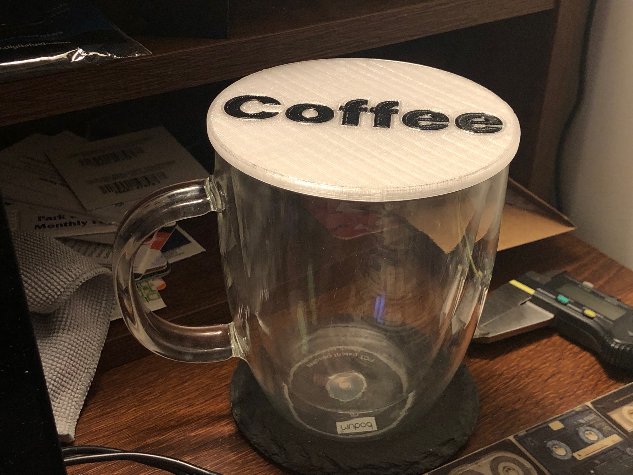Coffee cup cover, 2-color print by jrsone | Download free STL model ...