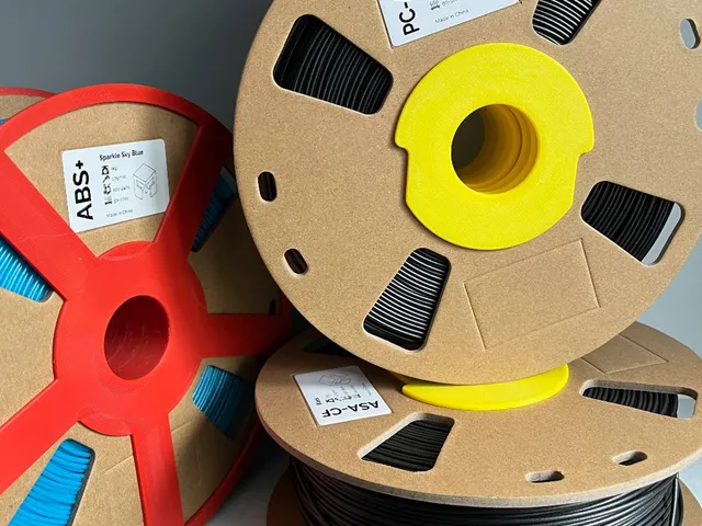 Cardboard Spool Ring and Clamp