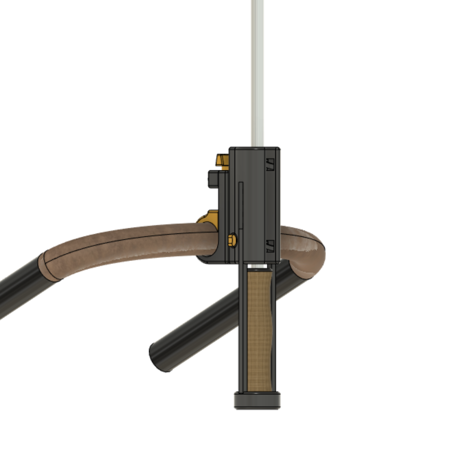 Universal Stroller Umbrella Mount with Quick Release (NO HARDWARE)
