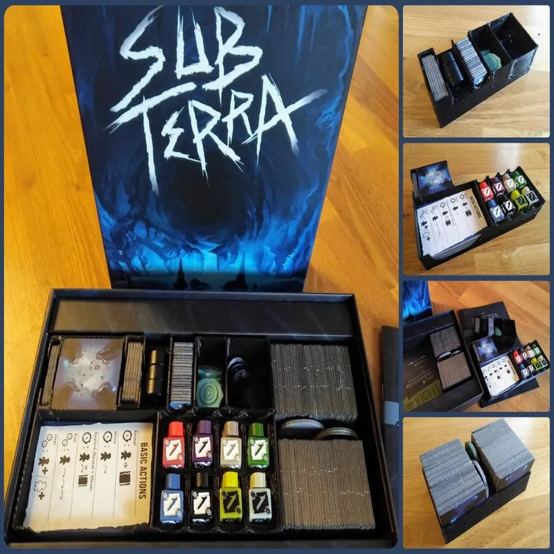 Upgraded my Sub Terra Game : r/boardgames