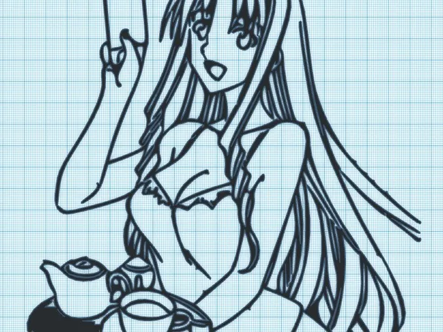 Chizaru Naba - Negima - wall art