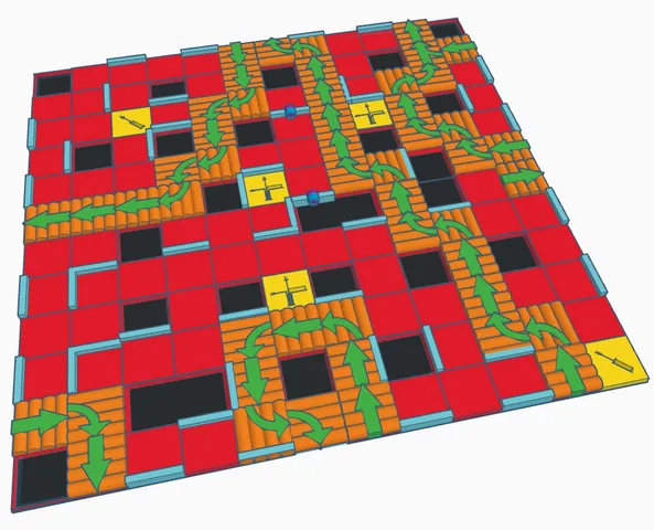 RoboRally Board: Pit Maze